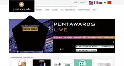 Desktop Screenshot of pentaward.org