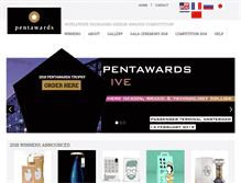 Tablet Screenshot of pentaward.org